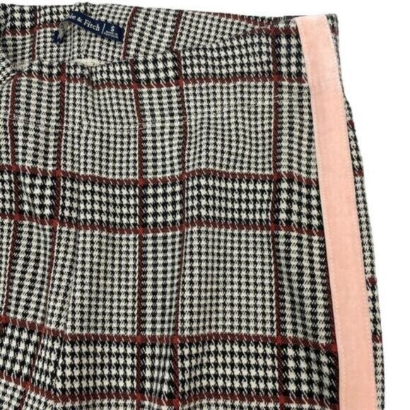 Abercrombie & Fitch Velvet Plaid Pull On Legging Small - Picture 6 of 8